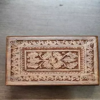 Деревянная шкатулка для украшений, красивый подарок на Рождество, новогодний подарок, ручная работа