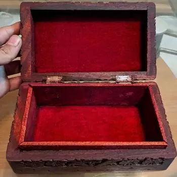 Деревянная шкатулка для украшений ручной работы, подарок для девушки, подарок для жены, подарок для девушки,