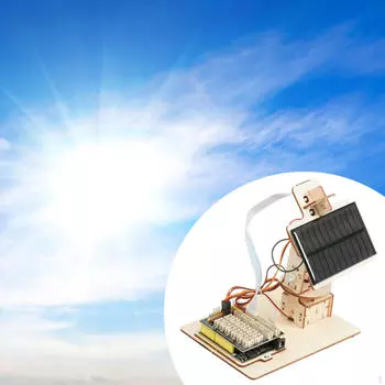 Деревянная система слежения за солнцем, комплект солнечных панелей, устройство для студентов