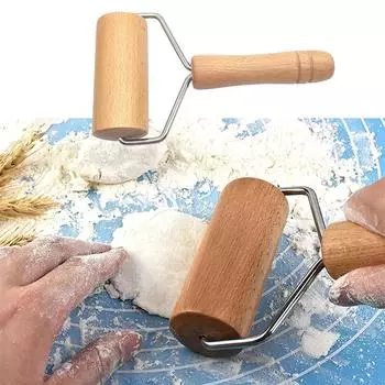 Деревянная скалка для раскатывания теста для выпечки, помадки, печенья, теста для чапати, пасты, выпечки, пиццы, сделай сам, выпечка, кондитерские изделия, кухонный инструмент