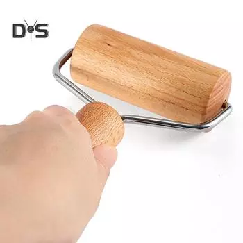 Деревянная скалка, нажимной ролик для теста, инструмент для выпечки помадного печенья, пиццы