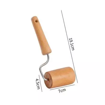 Деревянная скалка, ручной валик для теста, помадки, теста для печенья, чапати, макарон, хлебобулочных изделий, пиццы. Кухонный инструмент