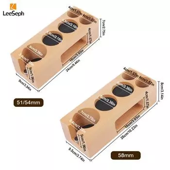 Деревянная станция для темперирования кофе, держатель для темперирования кофейного фильтра, коврик для темперирования эспрессо, для кафе, домашнего бара, ресторана, любителей кофе