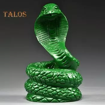 Деревянная статуэтка змеи 2025 китайский Новый год фэн-шуй зодиакальное животное маленькая реалистичная скульптура змеи для домашнего офиса стол декор A