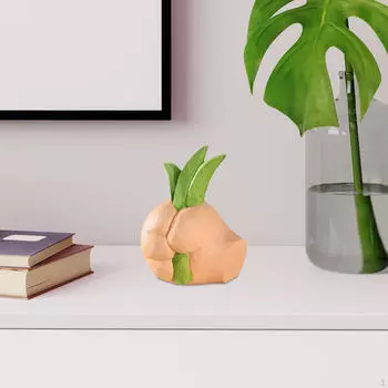 Деревянная статуя, украшение, скульптура, украшение для кабинета, спальни, рабочего стола, прихожей, камина Small