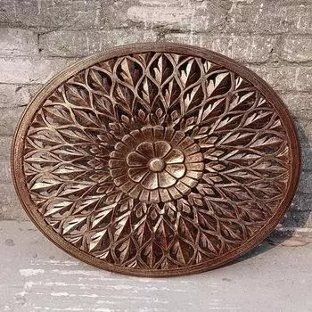 Деревянная стеновая панель 60,96 см, настенная панель для гостиной, спальни, офиса, прихожей, декор, деревянное художественное украшение, резная ручная работа, тюрьма Купер