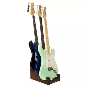 Деревянная стойка для гитары STRICH, напольная стойка для гитары, стойка для сцены и 3-х секционная, экономящая место, для дома, студии, GS-1N (для