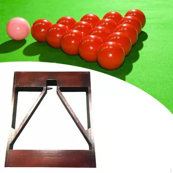 Деревянная треугольная стойка для бильярдных шаров, держатель для бильярдного стола, стойка для позиционирования, прочная, стойка для бассейна