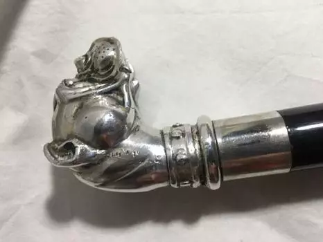 Деревянная трость БУЛЬДОГ Трость Деревянная ТРОСТЬ Резьба Уникальное искусство Коричневый Деревянный Ручная работа Деревянная трость для ходьбы Антикварная трость для ходьбы трость M аэро