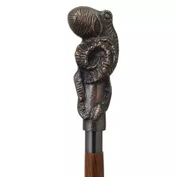 Деревянная трость для ходьбы для женщин и мужчин, красивая трость в форме головы осьминога