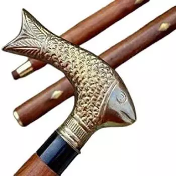 Деревянная трость с ручкой в старинном стиле, деревянная трость для ходьбы, винтажная трость с цельной ручкой