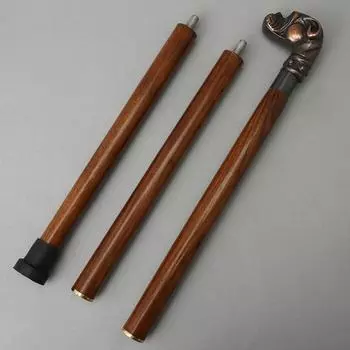 Деревянная трость, винтажная трость с головой быка, антикварная трость, подарок для мужчин