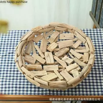 Деревянная ваза для фруктов ручной работы, круглая тарелка для конфет, коробка для хранения, поднос для закусок, настольный органайзер, фруктовая тарелка, поднос для закусок, тарелки для ключей