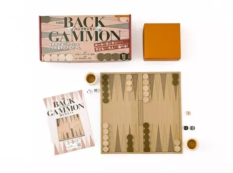 деревянная версия нарды бежевый