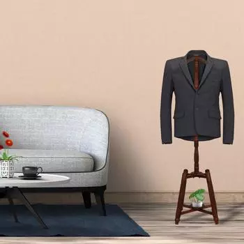 Деревянная вешалка для пальто или вешалка для одежды, вешалка для одежды для спальни, офиса, прихожей и прихожей