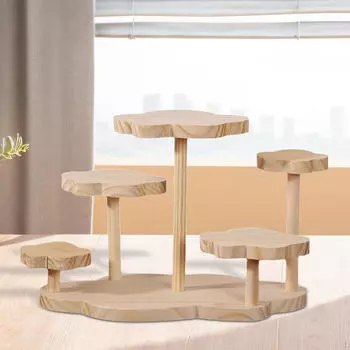 Деревянная витрина, деревянная подставка для фигурки, модели духов, витрина для кукол, конфет