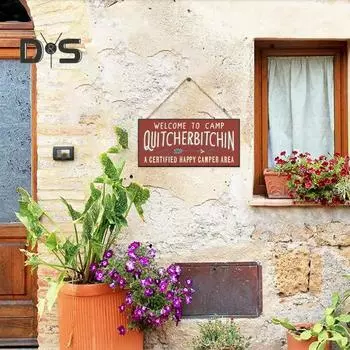 Деревянная вывеска тонкой работы, устойчивая к царапинам, привлекательная деревенская деревянная настенная табличка красный