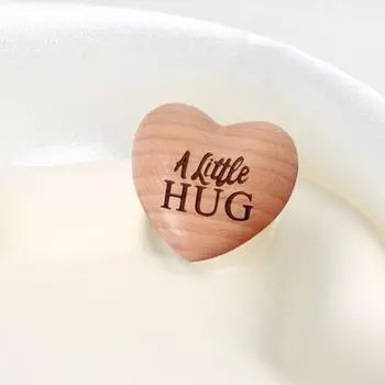 Деревянное Карманное Сердце Объятие Токен Напоминание о Любви Портативный Памятный Мини Сердце Любви A