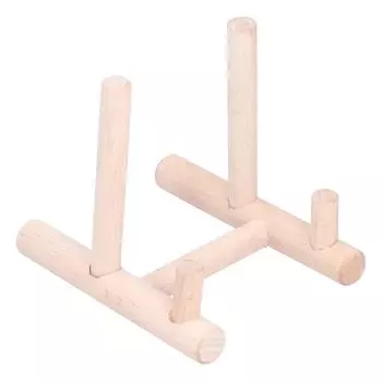 Деревянное настольное украшение для дома, современная подставка для тарелок, украшение для дома для вечеринки