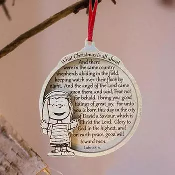 Деревянное рождественское украшение Что такое Рождество Подвесное украшение Религиозный праздничный сувенир с 1pc