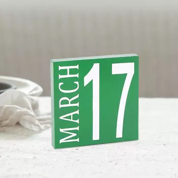 Деревянное украшение ко Дню Святого Патрика ручной работы для декора спальни style A