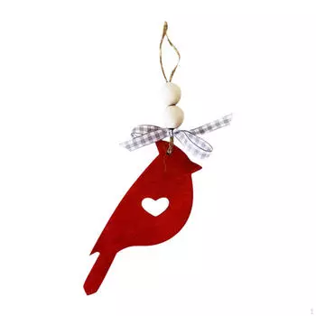 Деревянное украшение на День святого Валентина Декор Окно для дерева с бантом Уличная подвесная подвеска для дома