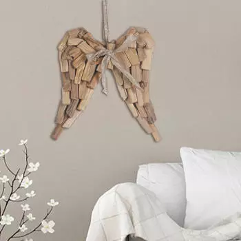 Деревянное украшение в виде крыльев ангела ручной работы для домашнего декора Style A