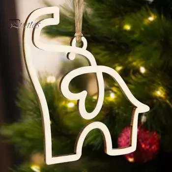 Деревянное украшение в виде слона, вырезанный слон с картой истории, рождественское украшение в виде слона из сестринства, подарок на день дружбы для женщин, лучшие друзья племени A