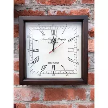 Деревянные античные квадратные настенные часы 12 дюймов морских для украшения дома офиса