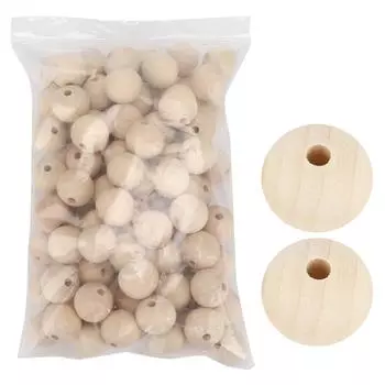 Деревянные бусины Полировка Прозрачная Текстура AllMatch Многоцелевые Декоративные Детали для Окрашенных Материалов Украшения