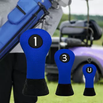 Деревянные чехлы на голову для гольфа Головные уборы Fairway Woods Традиционные простые защитные приспособления подходят всем 1 3 5 U красный