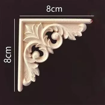 Деревянные фигурки в нескольких стилях, уникальная резьба по дереву, декоративное украшение для стен и дверей 10