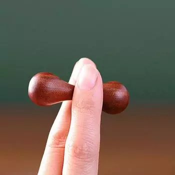 Деревянные игрушки для снятия стресса с костяшек пальцев, полировка, сандаловое дерево, ручной спиннер, снятие тревоги, вращение, гироскоп, подарок