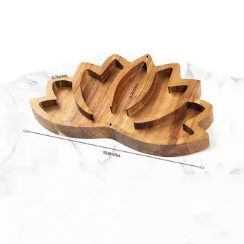 Деревянные изделия из стекла, поднос, держатель для ювелирных изделий в форме лотоса, лечебные камни, органайзер для драгоценных камней, подставка для украшения дома