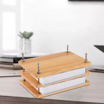 Деревянные книжные прессы, переплетный инструмент, удобные ручные портативные прессы для домашнего офиса