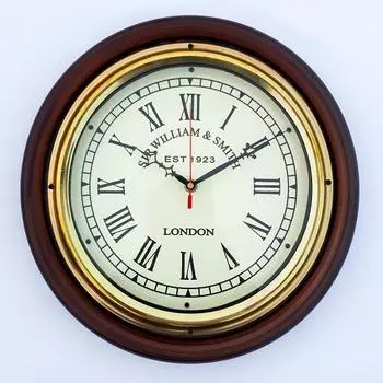 Деревянные настенные часы 30,48 см. Настенные часы в деревенском стиле, современный дизайн, современные настенные часы, не тикающие кварцевые часы с римским циферблатом.