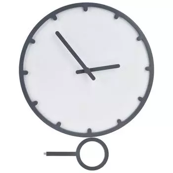 Деревянные настенные часы бесшумные не тикающие круглые часы с крючком для дома кафе магазина бара серые