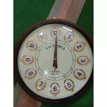 Деревянные настенные часы, настенные часы в винтажном стиле, настенные часы ручной работы, винтажные настенные часы в античном стиле, офисные предметы домашнего декора, цвет коричневый