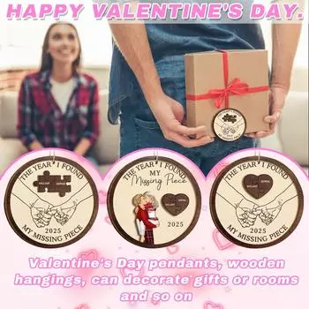 Деревянные настенные украшения ко Дню святого Валентина. Украшения для дома. Подарки ко Дню святого Валентина. One Size