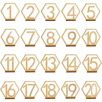 Деревянные номера столов 1-10/1-20, номера свадебных столов, карточки с держателем, выдолбленные деревянные номера столов для свадебной вечеринки, мероприятия, кейтеринга, украшения 1-10
