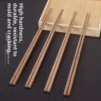 Деревянные палочки для еды из красного сандалового дерева для куриных крылышек — натуральные, неокрашенные и без воска