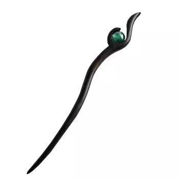 Деревянные палочки для волос Головной убор Тонкая работа Длинная прямая палочка для волос для волос DIY Аксессуар Укладка волос