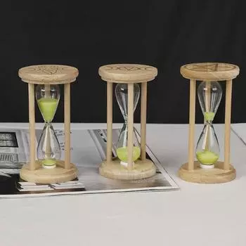 Деревянные песочные часы для дома и офиса, повышают производительность и осознанность времени