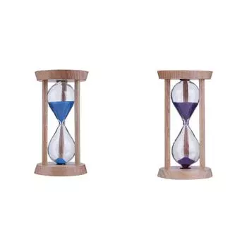 Деревянные песочные часы на 3 минуты песочные часы детский таймер для чистки зубов(синий)