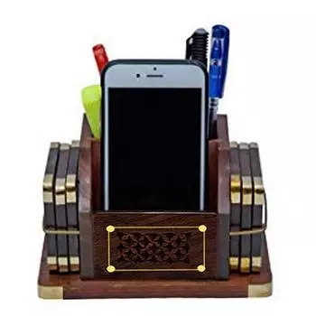 Деревянные подставки 15.24 см Деревянные подставки для стола Набор из 6 штук для кофейных кружек