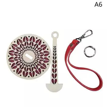 Деревянные прядильные инструменты для вязания крючком, подставка для швейных принадлежностей, швейная катушка с ремешком на запястье, моталка для шерстяных клубков, держатель для пряжи