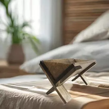 Деревянные ясли Младенец Иисус Настольная статуя Праздничный подарок Поделки Рождественский декор Рождественский вертеп для