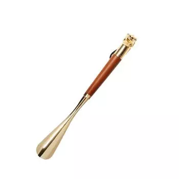 Деревянные рога Мастерство Изысканные бытовые аксессуары Мастерство Удобство Гладкая поверхность Длинная ручка Подъемный инструмент 32cm