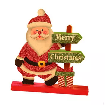 Деревянные рождественские фигурки ручной работы — восхитительные настольные украшения для дома и офиса Snowman