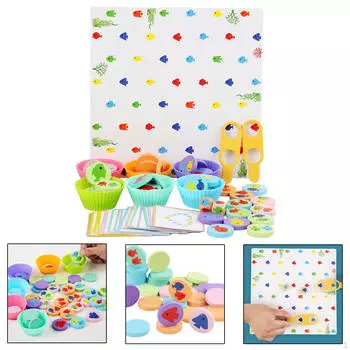 Деревянные рыболовные игрушки, карточки, логические развивающие строительные блоки для детей